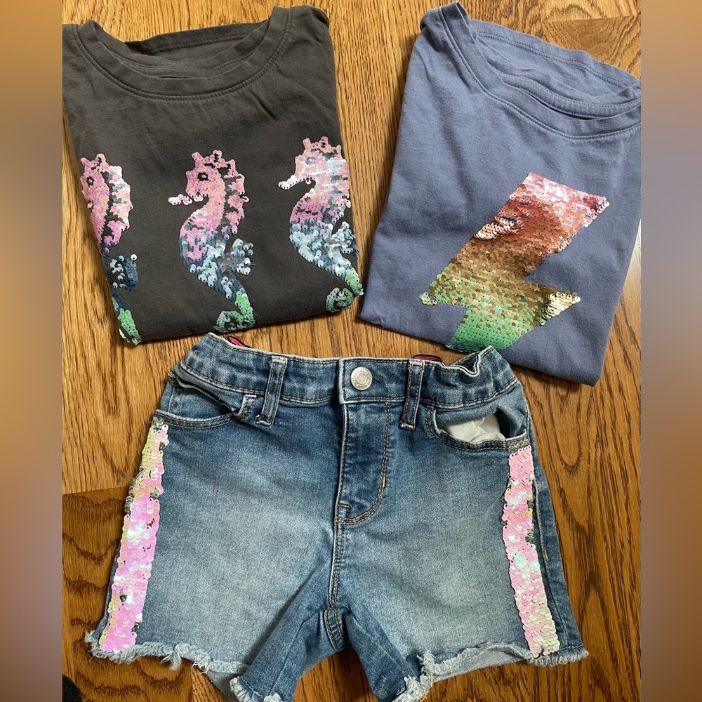 Gap flippy set 3 pieces size 8